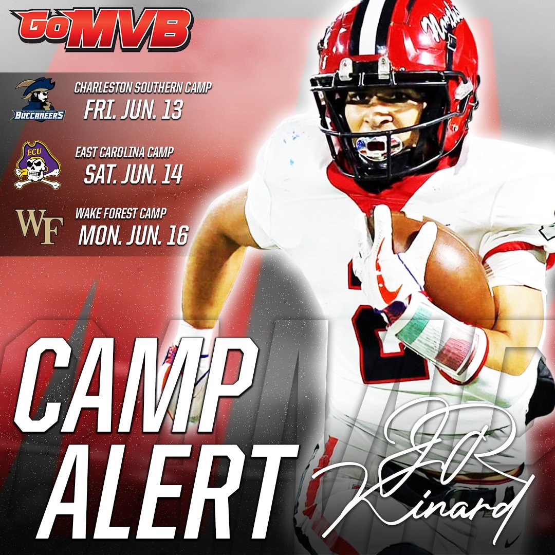 J.R.Kinard (@jrkinard2) on Twitter photo Looking forward to enjoying 3 Camps in the next 4 days! <a href="/deanhowell73/">Dean Howell</a> <a href="/LouatTheState/">Lou Bezjak</a> <a href="/junebugnewyork/">Thomas Grant Jr.</a> <a href="/JP_Priester/">Jason Priester</a> <a href="/iguerin/">Ian Guerin</a> <a href="/GoMVB/">GoMVB Sports - Recruit Content for College Coaches</a> <a href="/CoachLMartin/">Landon Martin</a> <a href="/RussKieselhorst/">Russ Kieselhorst</a> <a href="/CSU_FB/">Charleston Southern Football</a> <a href="/ECUPiratesFB/">ECU Football</a> <a href="/WakeFB/">Wake Forest Football</a> <a href="/coachcagle76/">robert cagle</a> <a href="/coachbchadwick/">Braxton Chadwick</a> Looking forward to enjoying 3 Camps in the next 4 days! <a href="/deanhowell73/">Dean Howell</a> <a href="/LouatTheState/">Lou Bezjak</a> <a href="/junebugnewyork/">Thomas Grant Jr.</a> <a href="/JP_Priester/">Jason Priester</a> <a href="/iguerin/">Ian Guerin</a> <a href="/GoMVB/">GoMVB Sports - Recruit Content for College Coaches</a> <a href="/CoachLMartin/">Landon Martin</a> <a href="/RussKieselhorst/">Russ Kieselhorst</a> <a href="/CSU_FB/">Charleston Southern Football</a> <a href="/ECUPiratesFB/">ECU Football</a> <a href="/WakeFB/">Wake Forest Football</a> <a href="/coachcagle76/">robert cagle</a> <a href="/coachbchadwick/">Braxton Chadwick</a>