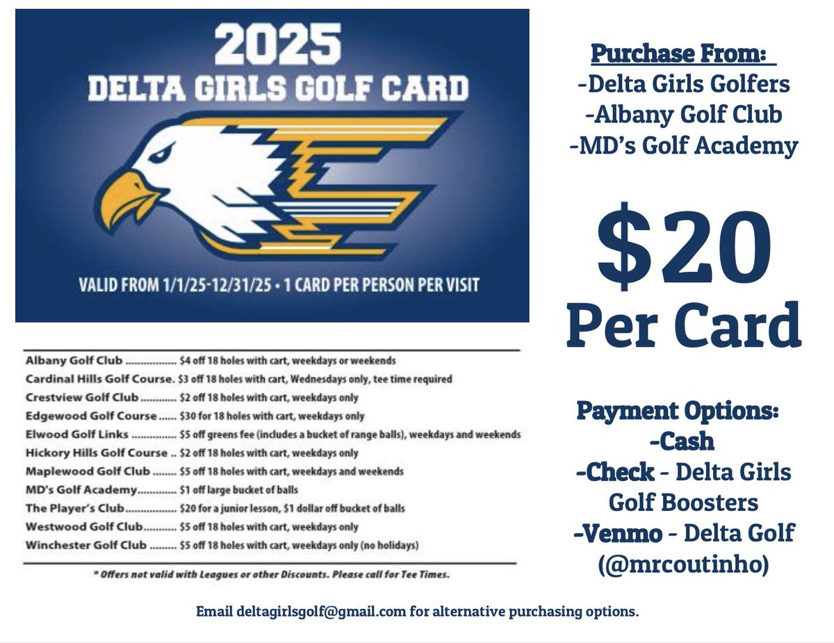 Need a last minute Father’s Day gift? Grab a Golf Discount Card!