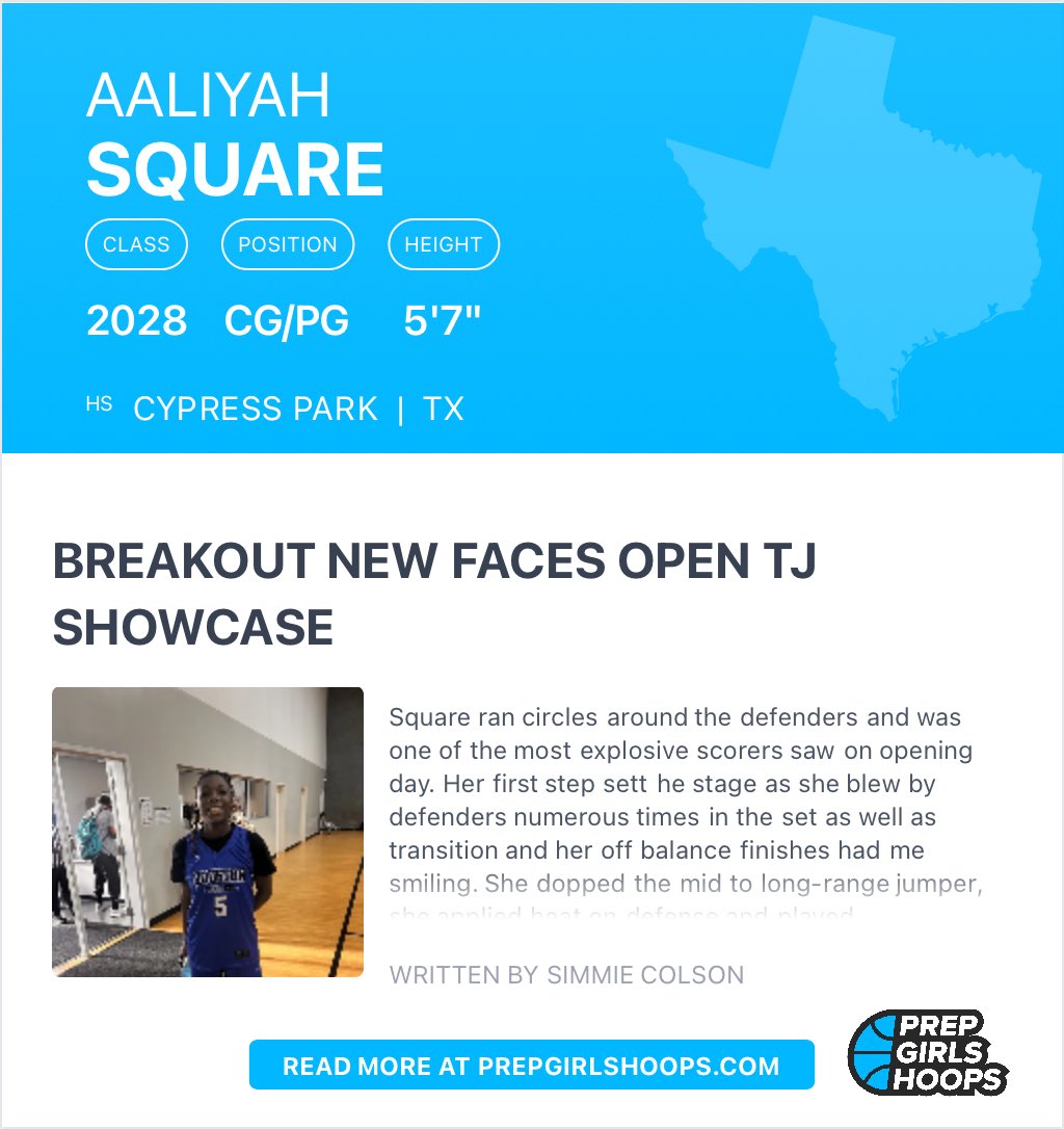 A.Square #5 (@aaliyahsquare5) on Twitter photo I wanna thank <a href="/PrepGirlsHoops/">Prep Girls Hoops 🏀</a> for noticing my game! This is motivation! Thanks again I wanna thank <a href="/PrepGirlsHoops/">Prep Girls Hoops 🏀</a> for noticing my game! This is motivation! Thanks again