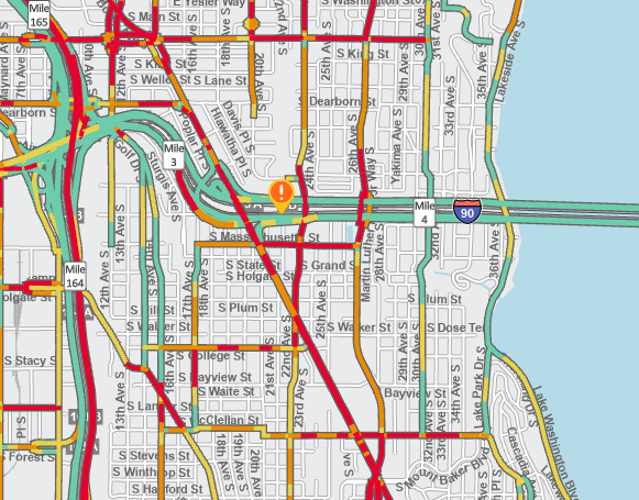 Голова вгору в Сіетлі: NB Rainier Ave S до EB