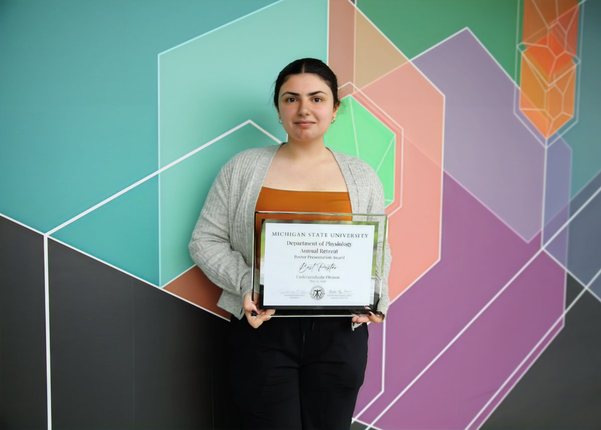 American Physiological Society (@apsphysiology) on Twitter photo Congrats to <a href="/msupsl/">MSU Department of Physiology</a> student Maria Faraj! She is a recipient of an APS Local Undergraduate Research Award in Physiology (LURAP). Learn more about LURAP: ow.ly/ZQjs50W5x7F Congrats to <a href="/msupsl/">MSU Department of Physiology</a> student Maria Faraj! She is a recipient of an APS Local Undergraduate Research Award in Physiology (LURAP). Learn more about LURAP: ow.ly/ZQjs50W5x7F
