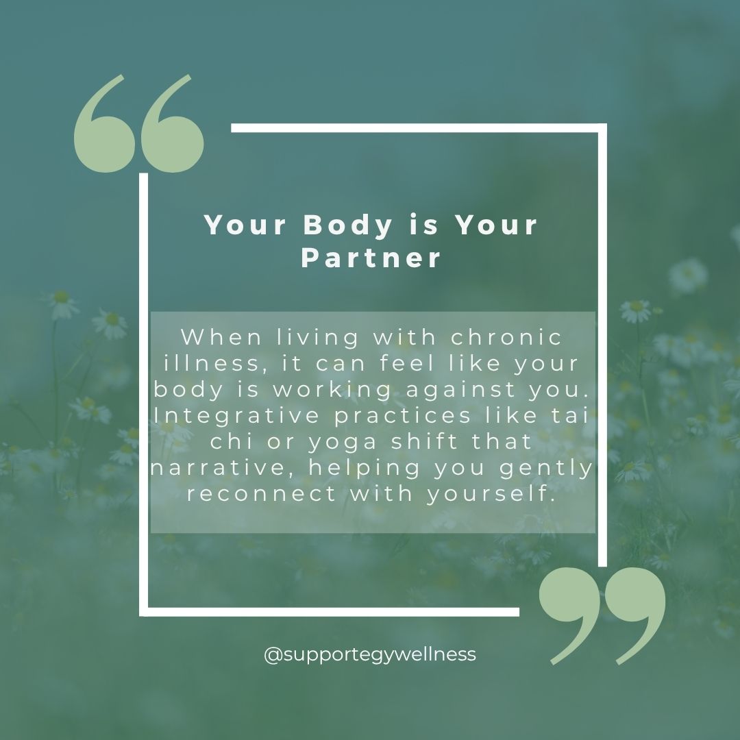 Tag a friend who would love this reminder.

 #chronicillness #autoimmunedisease #chronicpain #mindboydhealing #chronicillnesswarrior #chronicillnesscommunity #wellnessjourney #supportegywellness #holistichealth #healing #selflove #lupus #multiplesclerosis #arthritis