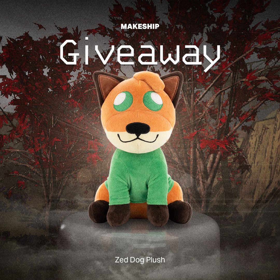 I'm hosting a GIVEAWAY for the Zed Dog plush!
Two lucky winners will be picked at random.

How to enter:
1. Follow <a href="/Makeship/">Makeship</a> and <a href="/_ZedFox/">ZedFox</a> 
2. Retweet this post

The giveaway will be drawn on June 16th. Good luck!