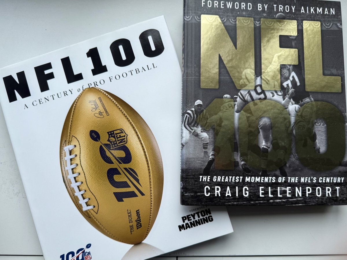 Pigskin_Books's tweet image. Can you believe NFL100 was only six years ago? It seems like a lifetime. Anyway - let's have an NFL100 cover battle! RT for the golden football, Like for Unitas
#NFL100 #NFLBooks #CoverBattle