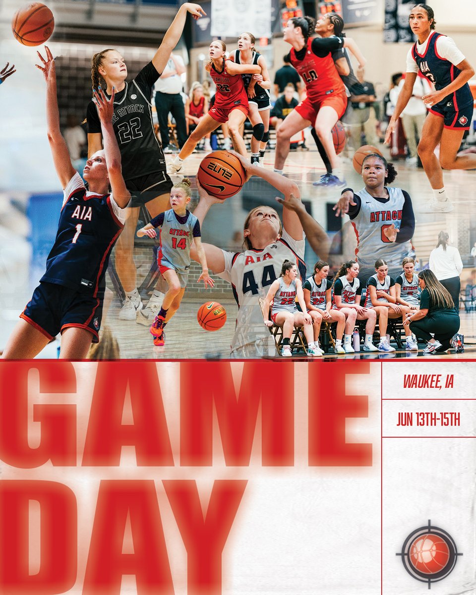 𝓖𝓐𝓜𝓔𝓓𝓐𝓨 ⛹️‍♀️🏀
Ramping back up in Waukee this weekend ...
GO ATTACK‼️

#AttackFamily 🫶