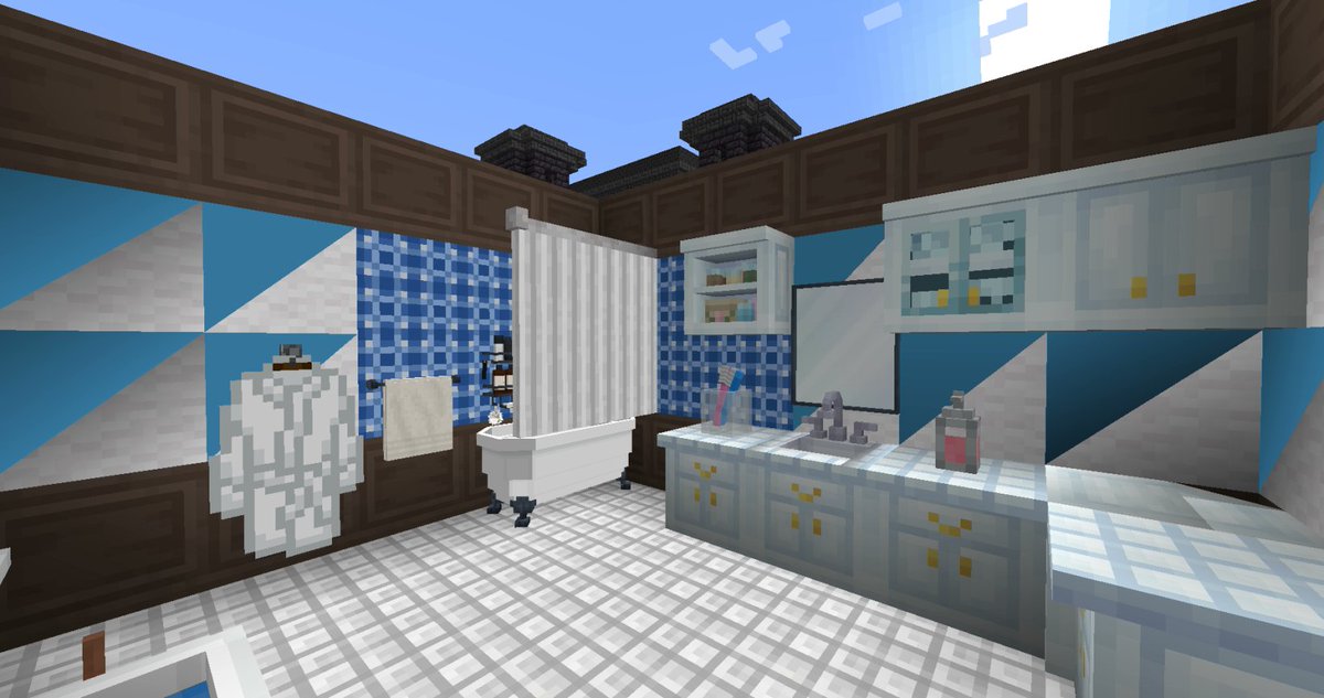 TheOzzyPlaysYT's tweet image. Trying to build a bathroom in #minecraft any suggestions?
#minecraftjava #moddedminecraft #minecraftmods #minecraftbuilds #minecraftbuilding