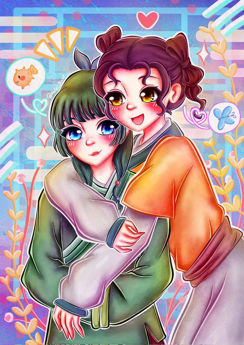 Avivi_ilust's tweet photo. MaomaoxShisui 💔💔😢

#kusuriyanohitorigoto
#薬屋のひとりごと 
#TheApothecaryDiaries 
#maomao #loulan #shisui 
#fanart #illustration #ilustracion #art #artwork https://t.co/6sCOOcxCML