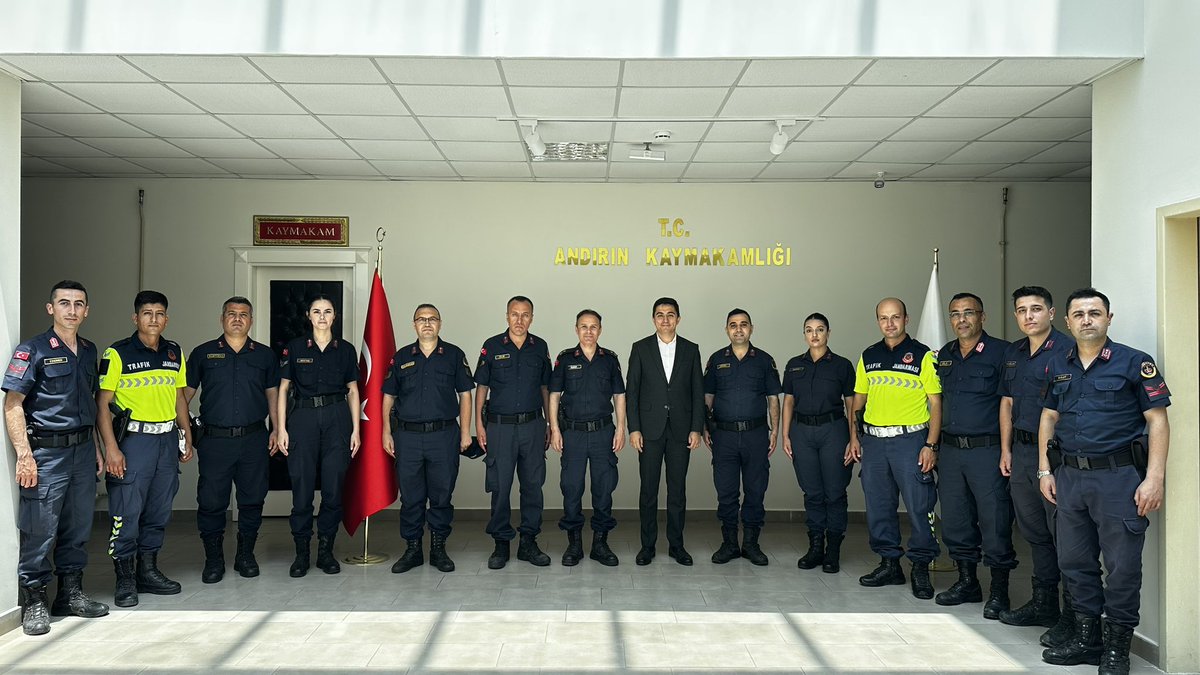 Jandarma Teşkilatının 186. Kuruluş Yıl Dönümü münasebetiyle  Jandarma personellerimizi Kaymakamımız Sn. Mustafa ARSLANŞAHİN makamında ağırladı.