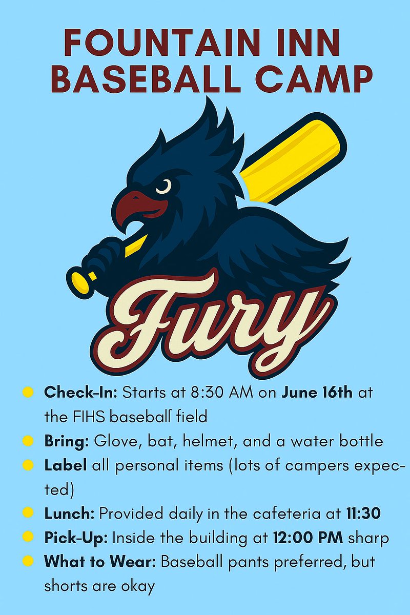 🚨 Important camp information
