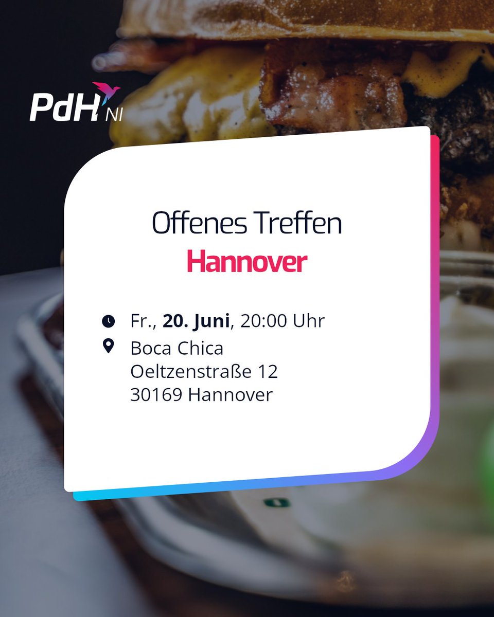 Dominikanisches Essen und gleichzeitig die politische Zukunft mitbestimmen? Das gibt's nächste Woche im Boca Chica, bei unserem Offenen Treffen in Hannover.

Bis dahin!