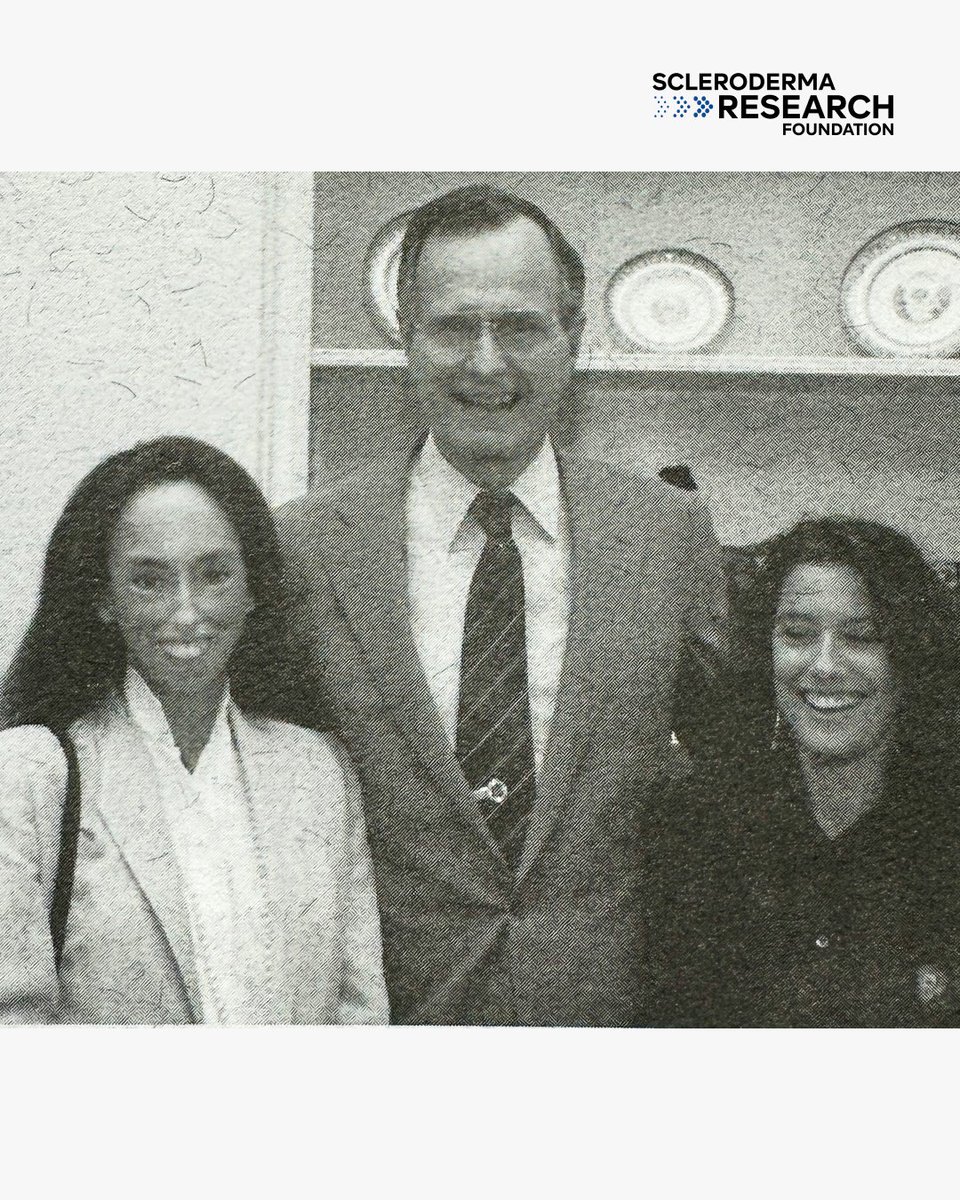 Did you know Scleroderma Awareness Month started in 1992, when SRF Founder Sharon Monsky and Board Member Susan Feniger met with President George H. W. Bush to advocate for national recognition of the disease?