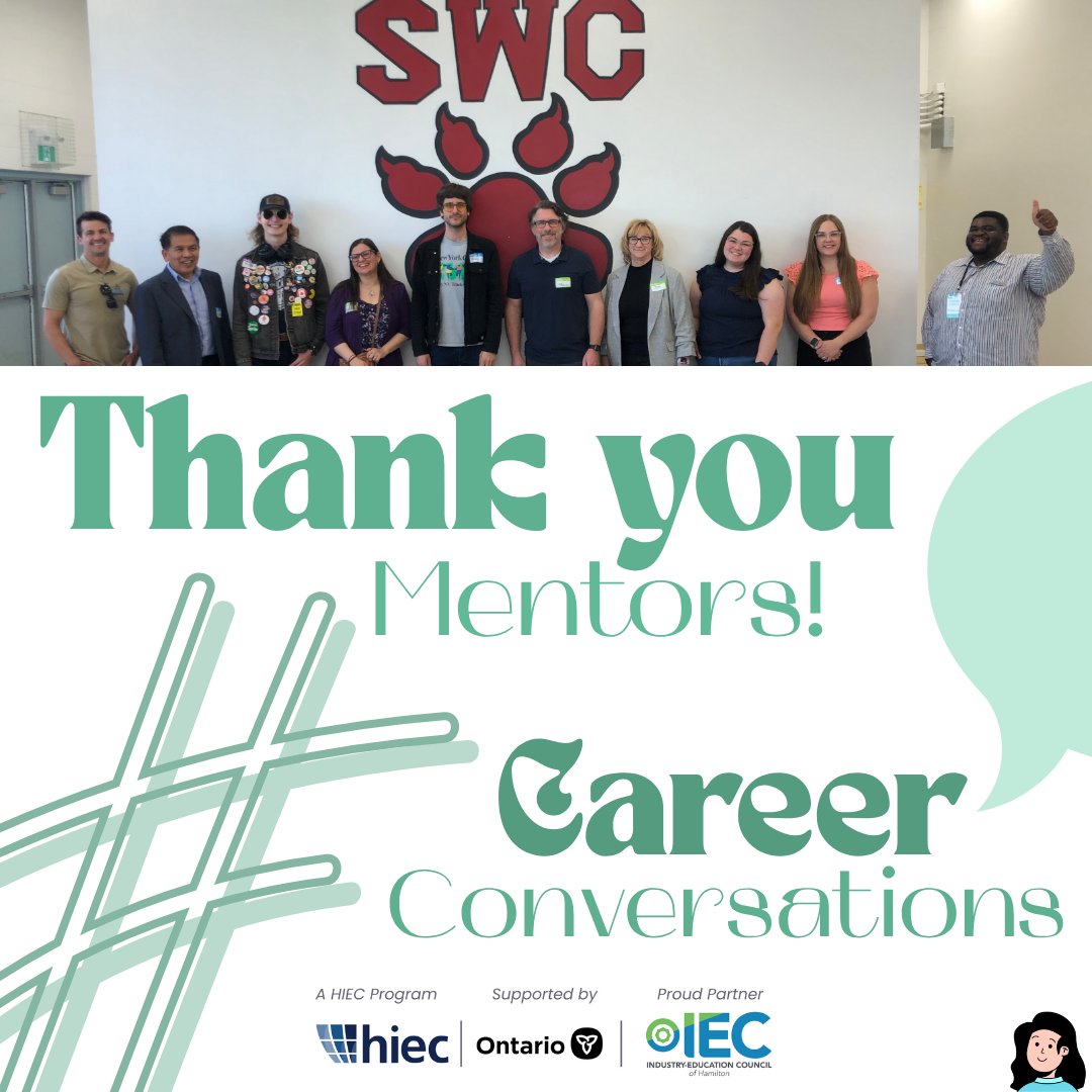 Thank you to <a href="/Churchill_HWDSB/">Sir Winston Churchill SS</a> and the grade 9 &amp; 10 students for welcoming these amazing volunteer mentors on Monday, June 2nd to engage in Career Conversations. We are thankful to the mentors for coming and participating! 💗

<a href="/HaltonIEC/">HIEC</a>
#Ontario #CareerCoaching #InspireYouth