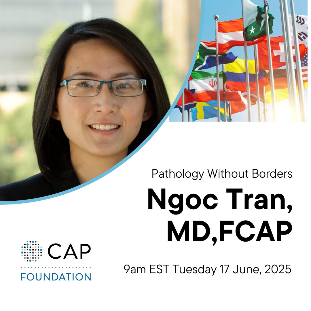 👩‍⚕️ Meet Dr. Ngoc Tran – bringing global pathology to the forefront. Tune in June 17. Countdown starts now!
Register Now: brnw.ch/21wTnNB
#PathologistsEmpower