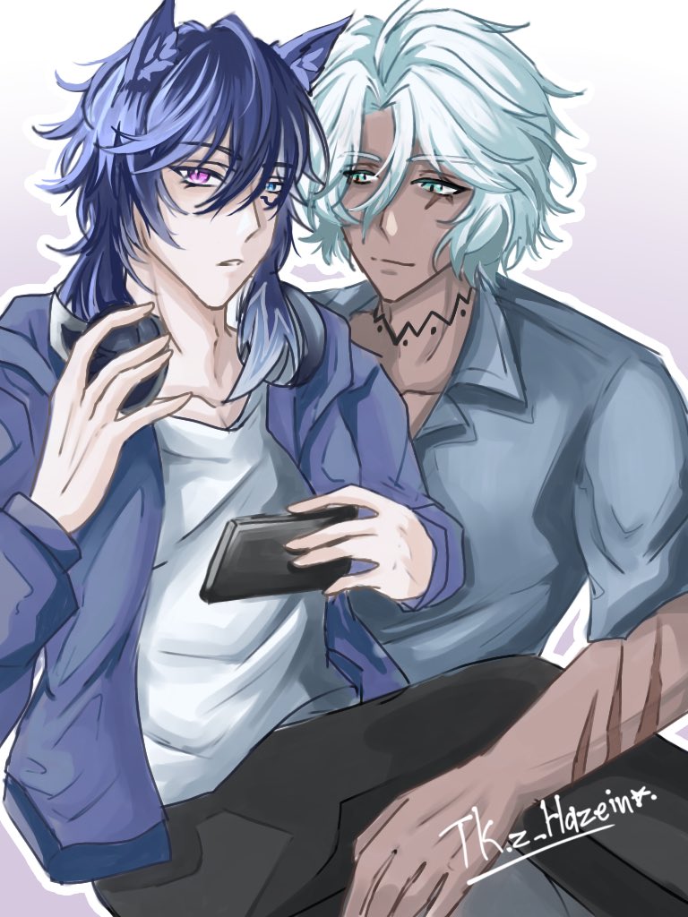 Taiyakii3003's tweet image. คุณหมอและสตรีมเมอร์หนุ่ม~
#ifaron #GenshinImpact #genshinimpactfanart #ifa #Ororon