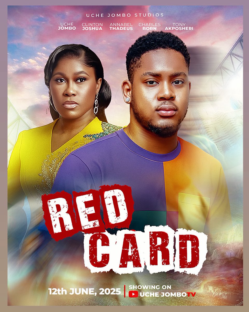 uchejombo's tweet image. RED CARD is now showing on UCHEJOMBOTV
youtu.be/rKveqraLCHA