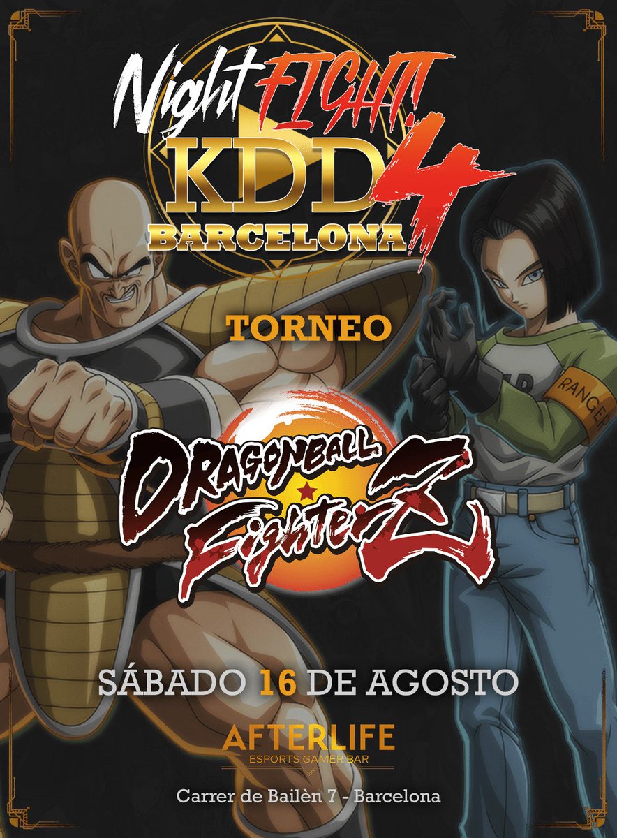 Aún lo tenemos que anunciar desde <a href="/AnchorPointFGC/">Anchor Point - Fighting Games BCN</a>  las próximas semanas pero lo voy adelantando para los jugadores de DBFZ que me siguen👀

En agosto se viene torneito sábado 16 por la tarde. Volvemos🫵