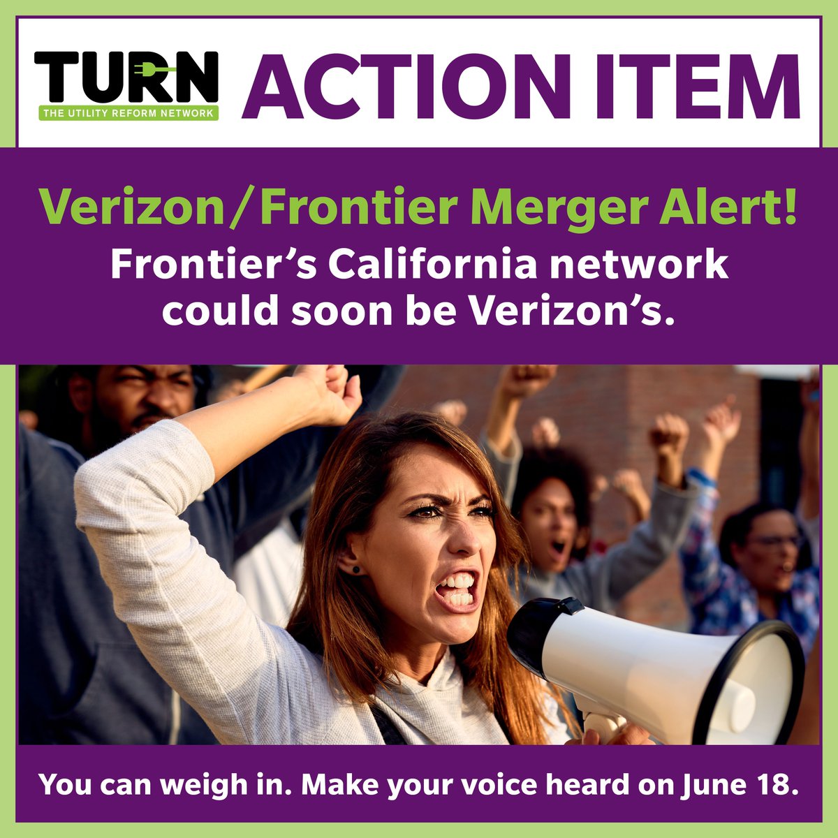 The CPUC is holding a public hearing on Verizon’s proposed takeover of Frontier. This is your chance to speak up about the future of internet and phone service in California.

📍 IN-PERSON in Eureka: Wednesday, June 18 at 2 PM &amp; 6 PM 

Find details here: sholink.to/Verizon-Fronti…