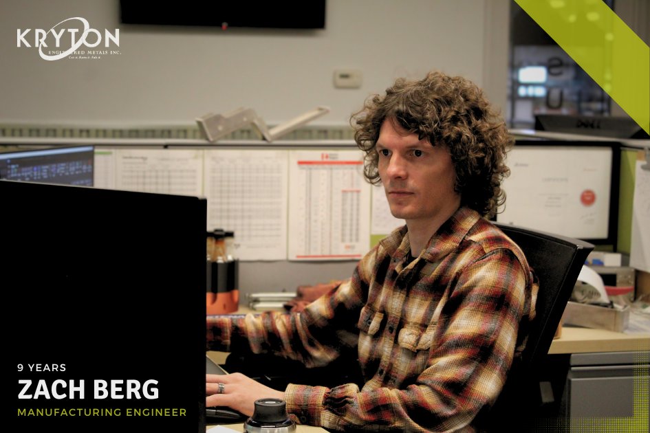 Today we’re celebrating one of our incredible manufacturing engineers for reaching 9 years at KRYTON!

His ability to tackle the unexpected with creativity and drive is a big part of what makes our team stronger every day. Thanks for 9 years of solving, building, and improving!