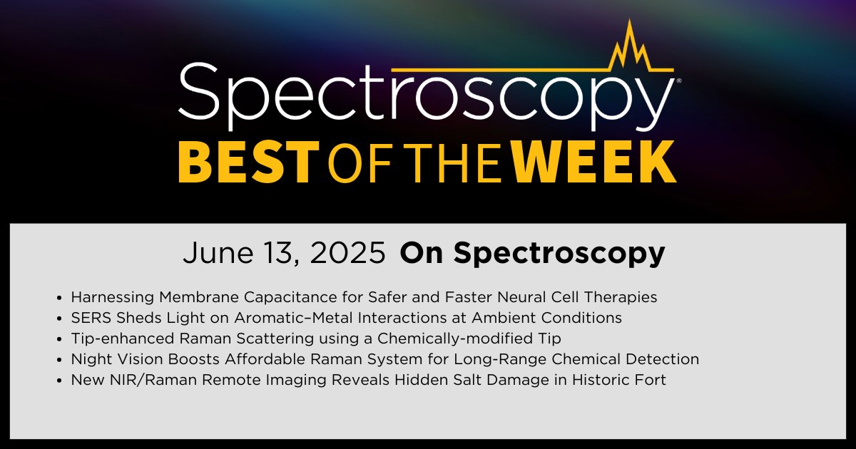 Top articles published this week include an interview about aromatic–metal interactions, a tutorial article about the recent advancements in TERS, and a news article about using SWIR/NIR spectral imaging in cultural heritage applications.

Read more: hubs.li/Q03s1_W00