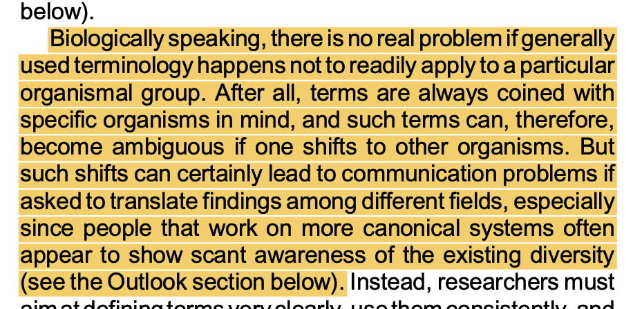 alexsroesch's tweet photo. @One_Supernova @1Queentm @RichardDawkins You are incorrect, at this point willfully so. Reread the quotes from Scharer I highlighted. If you don’t want to understand, I can’t help you. By Scharer’s def (p95) mangrove killifish use male &amp; female sexual strategies but are not male or female. Read Scharer p96 quote too: https://t.co/KVZtVrqFs0