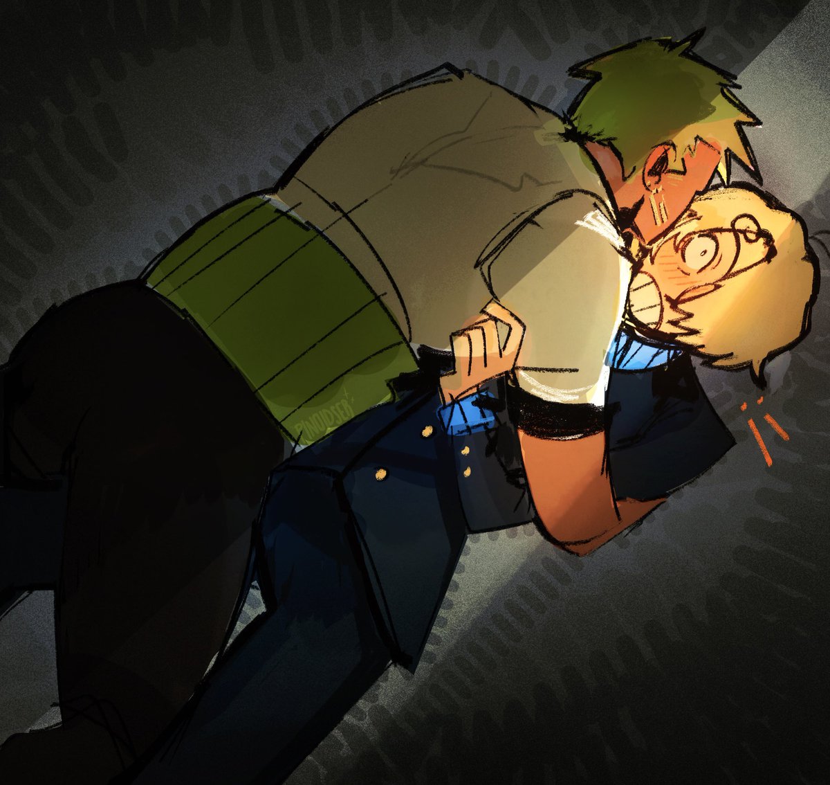 gonna delete later
this is just a color and anatomy practice (?)

#ゾロサン #ONEPIECE #zosan