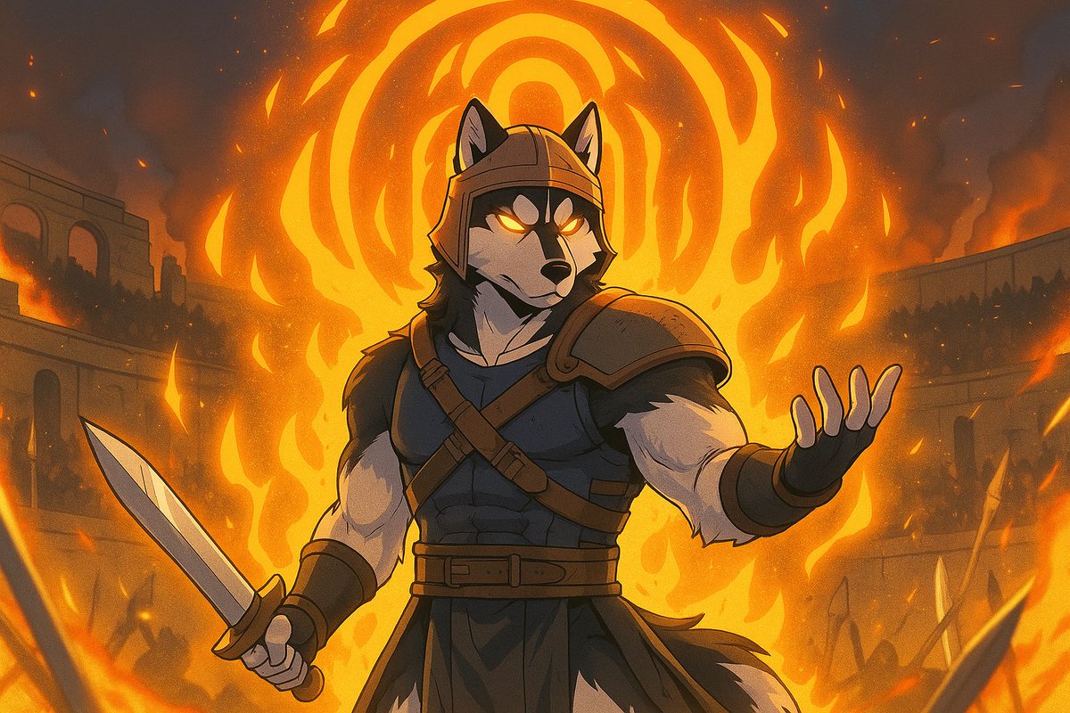 AvaxHusky's tweet image. While chaos erupts around him, the OG dog doesn’t flinch, will he be re-born in @TheArenaApp ?