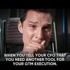 The face you make when your GTM stack hits tool #17…

and your CFO’s soul quietly leaves their body.