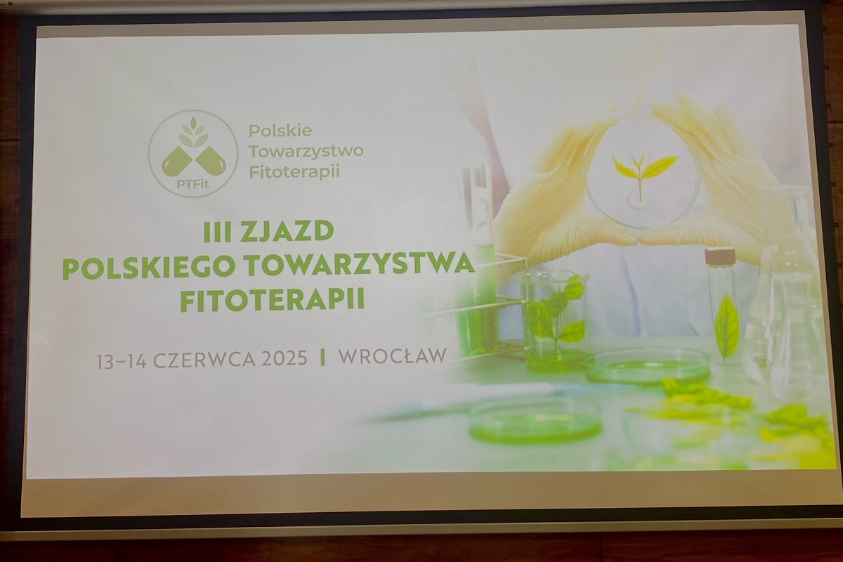 Dr Piotr Merks (@piotrmerks) on Twitter photo Dziś zaczynamy III ZJAZD POLSKIEGO TOWARZYSTWA FITOTERAPII. Mamy zaszczyt objęcia patronatem <a href="/ZzpfPl/">Związek Zawodowy Pracowników Farmacji (ZZPF)</a> ✅ Dziś zaczynamy III ZJAZD POLSKIEGO TOWARZYSTWA FITOTERAPII. Mamy zaszczyt objęcia patronatem <a href="/ZzpfPl/">Związek Zawodowy Pracowników Farmacji (ZZPF)</a> ✅
