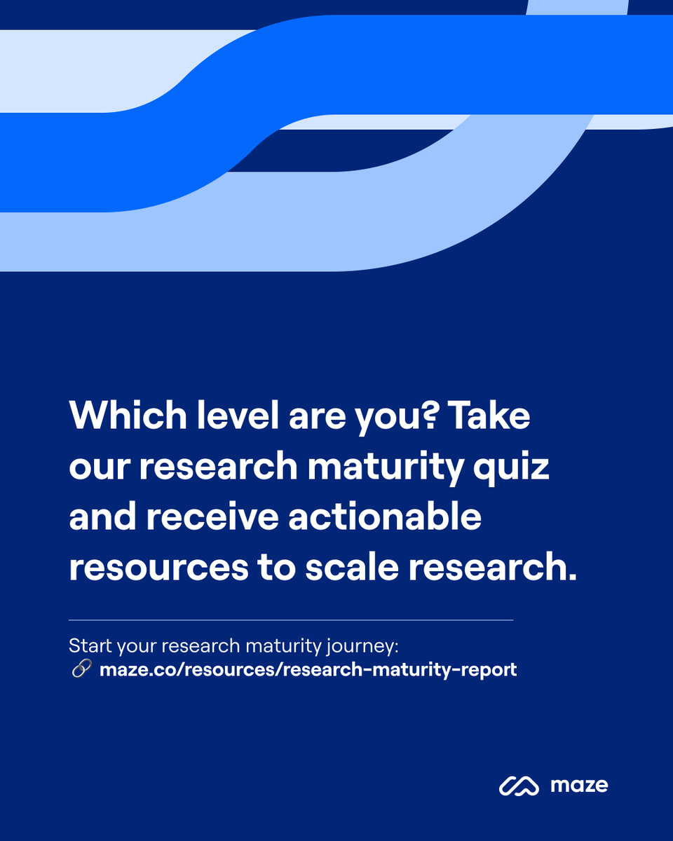 The Research Maturity Model describes five maturity levels:

1️⃣ Level 1: Limited
2️⃣ Level 2: Sporadic
3️⃣ Level 3: Developing
4️⃣ Level 4: Systematic
5️⃣ Level 5: Strategic

Take the quiz to see how mature your research practices are (and how to advance): bit.ly/3HsGoDj
