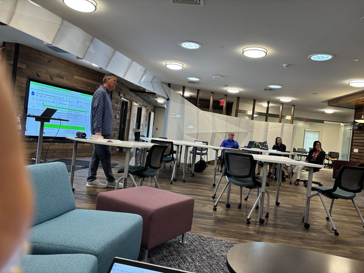 Admin joining us tday for AA: Gathering Evidence During Obs &amp; Conferencing. Quality conversations w/superior Administrators! 👩‍💼 👨🏽‍💼 TY ⁦<a href="/Yorkville115/">Yorkville Community Unit School District 115</a>⁩ for hosting at yr wonderful Innovation Center! ⁦<a href="/ssenffner/">shelley senffner</a>⁩ ⁦<a href="/pdurley/">Patrick Durley</a>⁩ ⁦<a href="/HBrenczewski/">Hallie Brenczewski</a>⁩