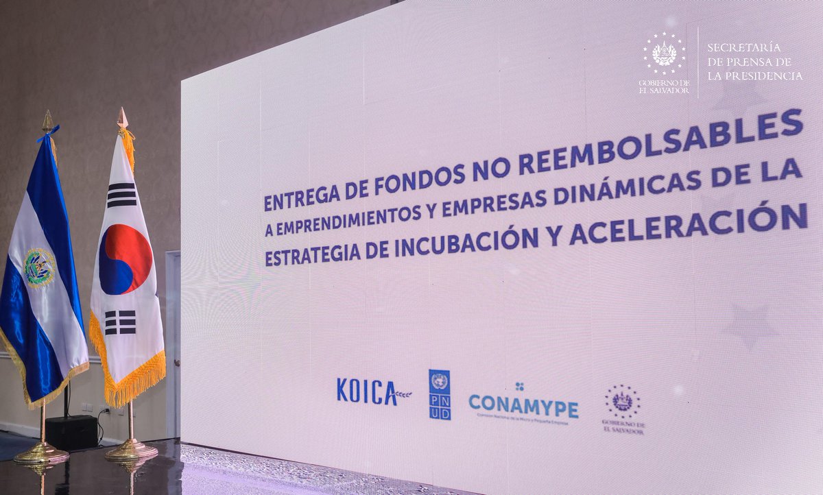 Secretaría de Prensa de la Presidencia (@secprensasv) on Twitter photo #EstrategiaDeIncubación | El Gobierno del Presidente <a href="/nayibbukele/">Nayib Bukele</a> está comprometido en impulsar la economía de los salvadoreños, generando mejores condiciones para los micro y pequeños empresarios. #SecretaríaDePrensa #EstrategiaDeIncubación | El Gobierno del Presidente <a href="/nayibbukele/">Nayib Bukele</a> está comprometido en impulsar la economía de los salvadoreños, generando mejores condiciones para los micro y pequeños empresarios. #SecretaríaDePrensa