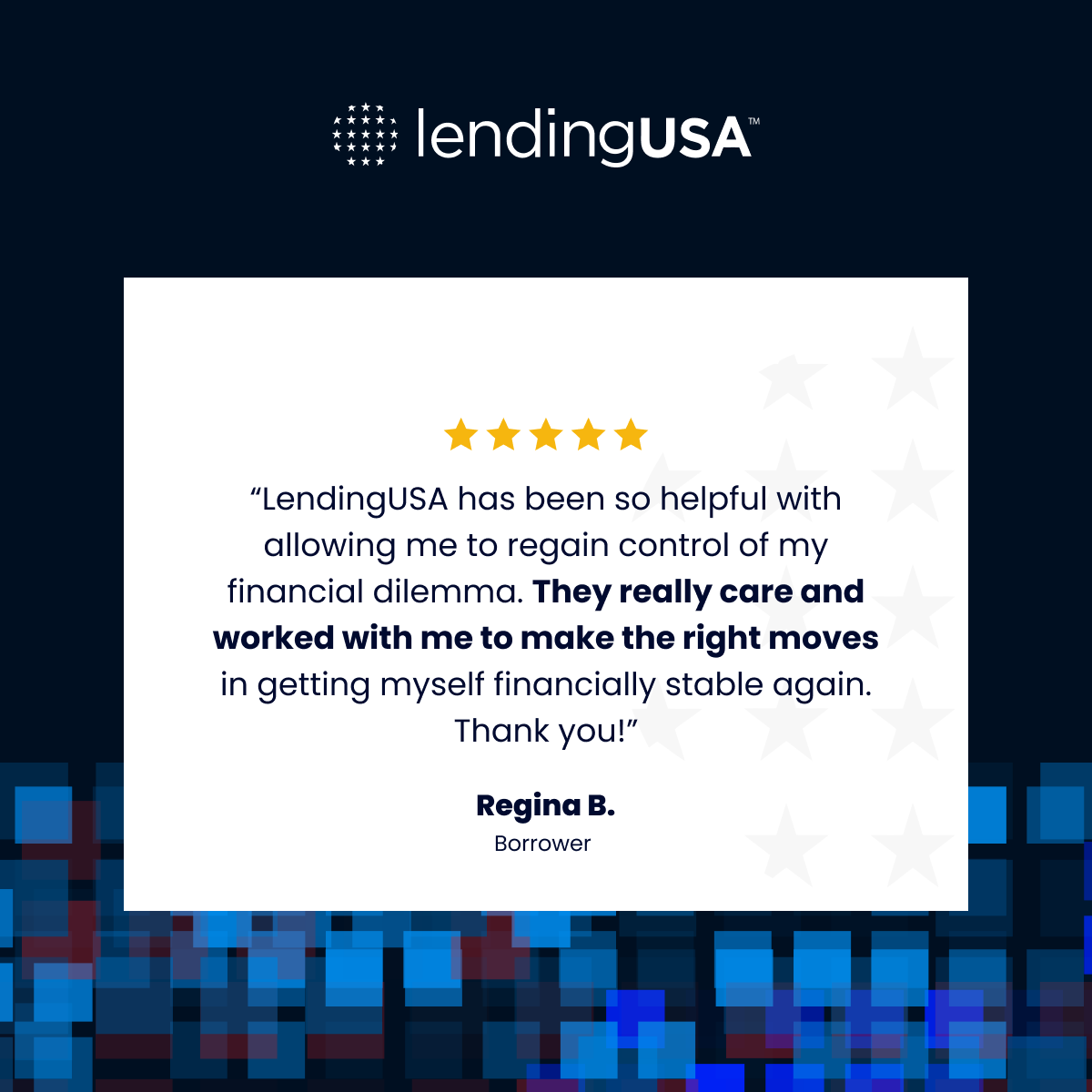 LendingUSA's tweet image. Thank you to all our incredible customers. We’re honored to help you say yes to what matters most. Your trust inspires everything we do. #LendingUSA #FinancingImportantMomentsInLife
