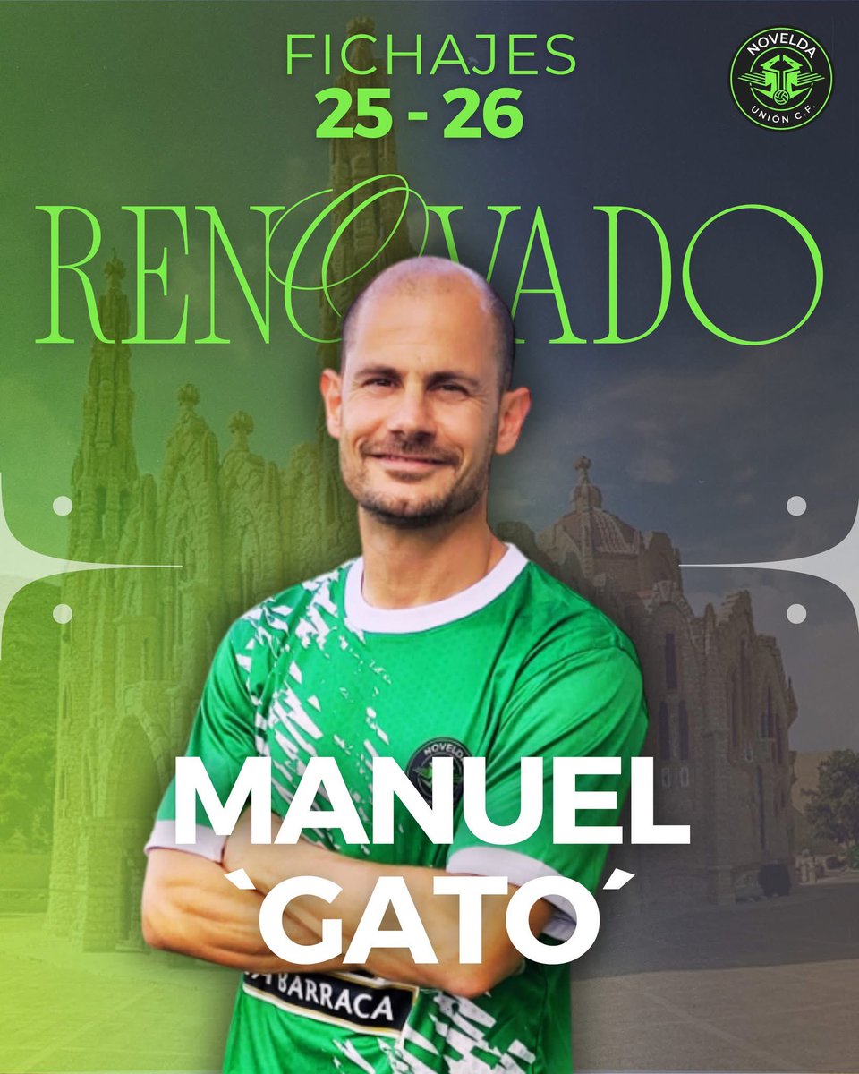 ✍🏻 𝐑𝐄𝐍𝐎𝐕𝐀𝐃𝐎 | 𝐌𝐚𝐧𝐮𝐞𝐥 '𝐆𝐚𝐭𝐨'

Contaremos con la leyenda 'Gato' un año más en nuestras filas, seguiremos teniendo la experiencia y el criterio al servicio del espectador, estamos encantados de seguir teniéndote.

#ElEquipoDelPueblo #LaFuerzaDeLaUnión