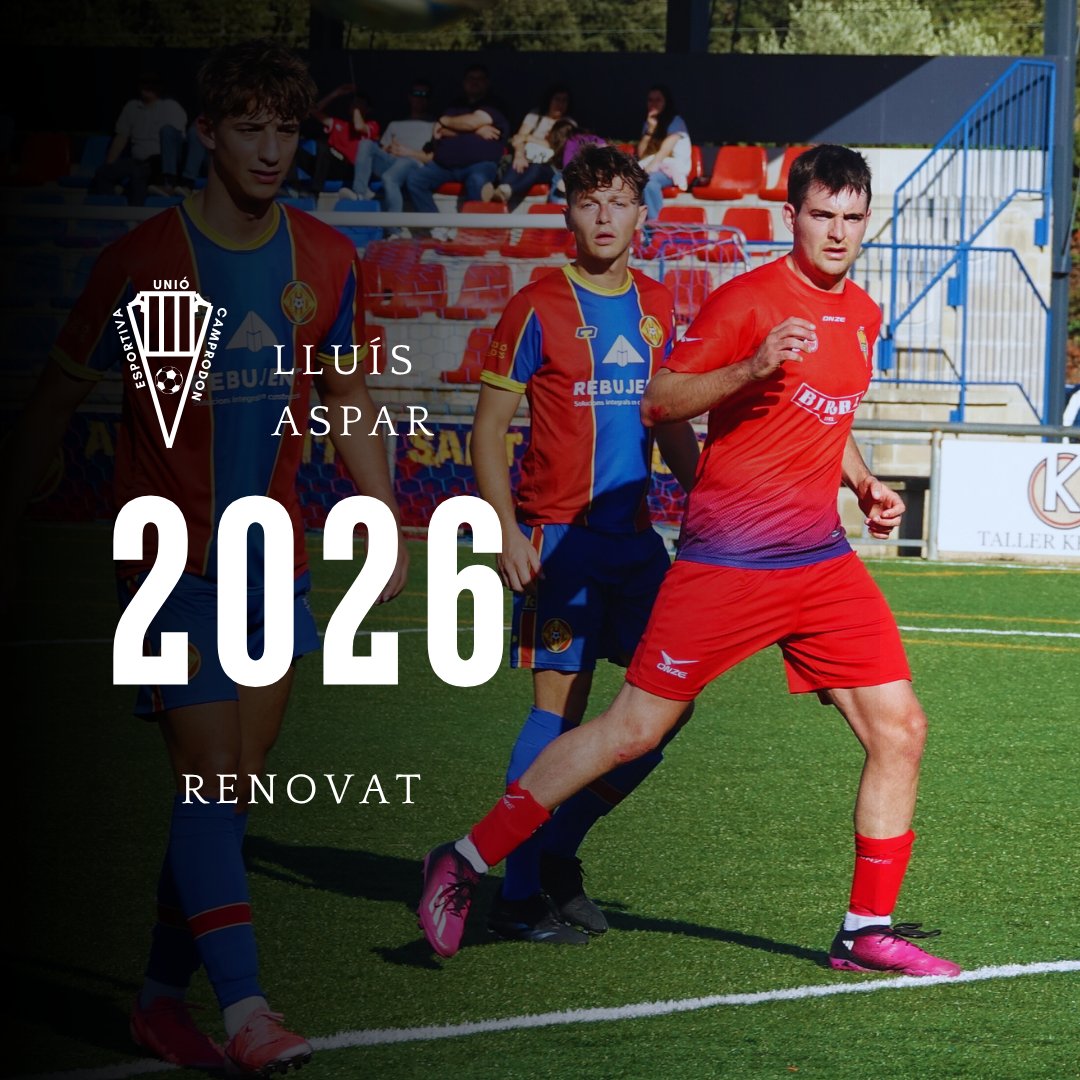 🔴📝RENOVAT 

🤝Lluís Aspar continuarà amb la UE Camprodon la temporada 2025-26.

#EndavantSempreEndavant