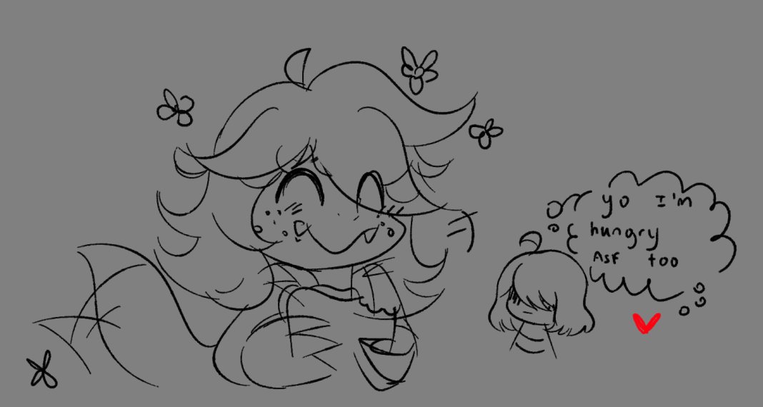 UNWILLINGVESSEL's tweet image. /gonna sneak in some replies now that ive finished work for today
have susie eating a snack