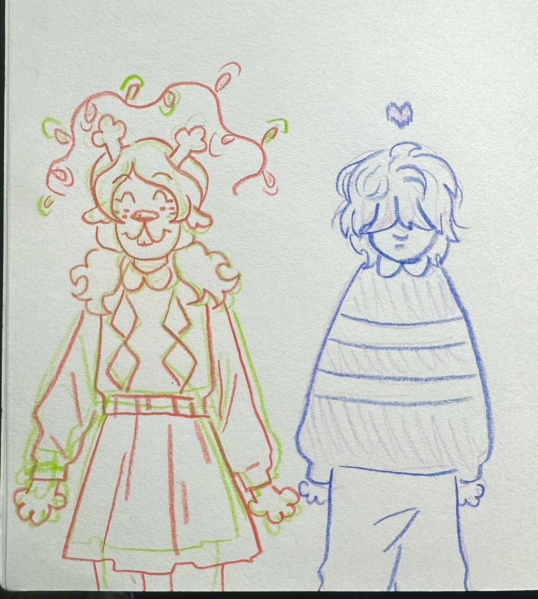 deltarune doodle cause catie has been forcing me to play it