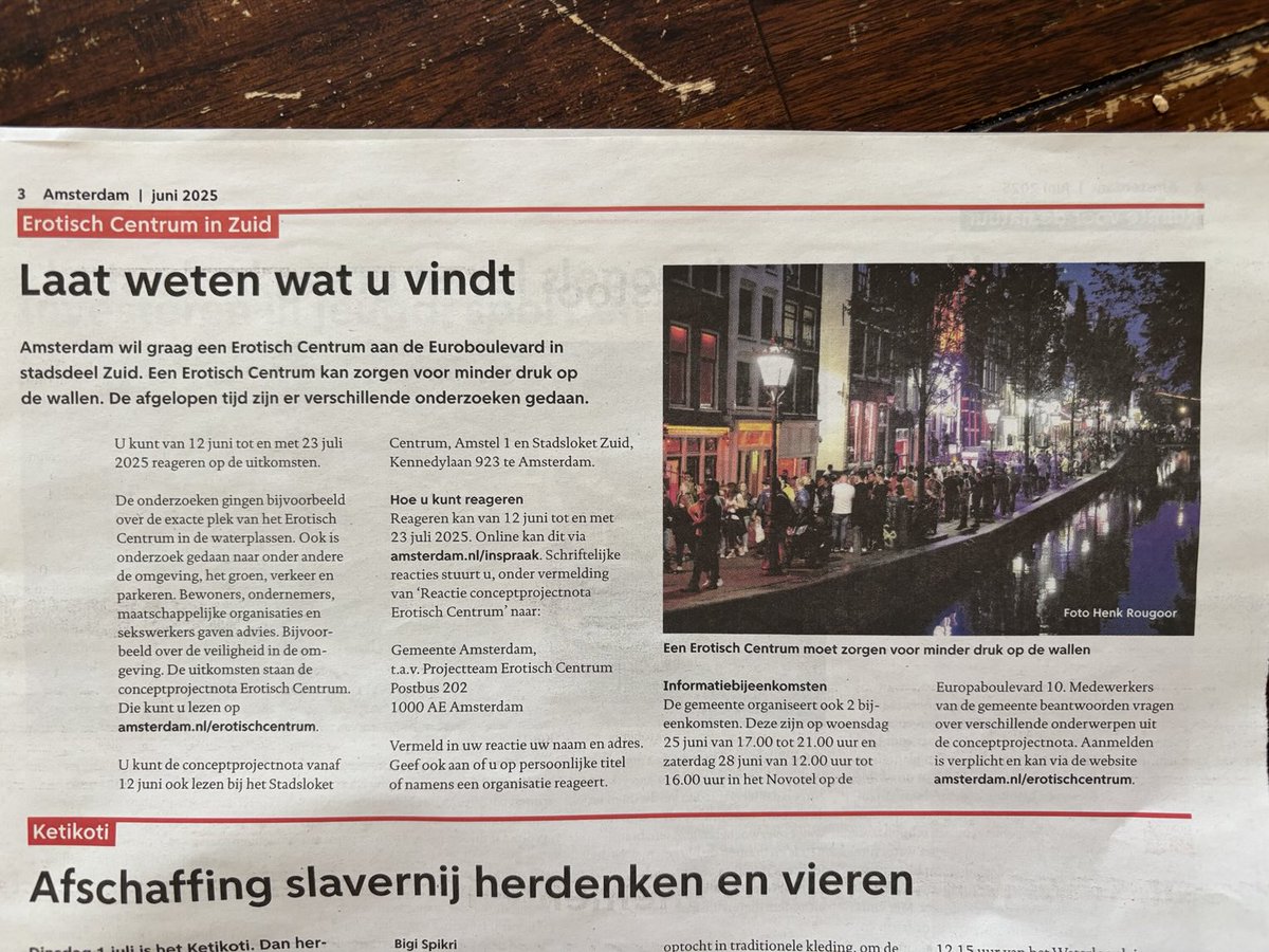 Het gaat niet werken en het is niet wat Amsterdam nodig heeft.