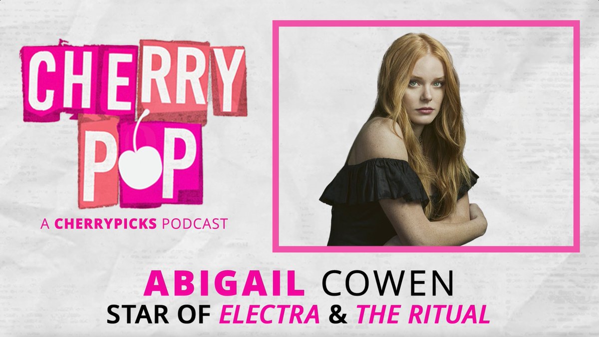 Check out the YouTube video of our latest episode of #CherryPop with Abigail Cowen. She stars in two films out now, #TheRitual and #Electra. Abigail discuss the two new films, her passion for independent filmmaking, and much more!

▶️: youtu.be/WIeDXJRHdB4