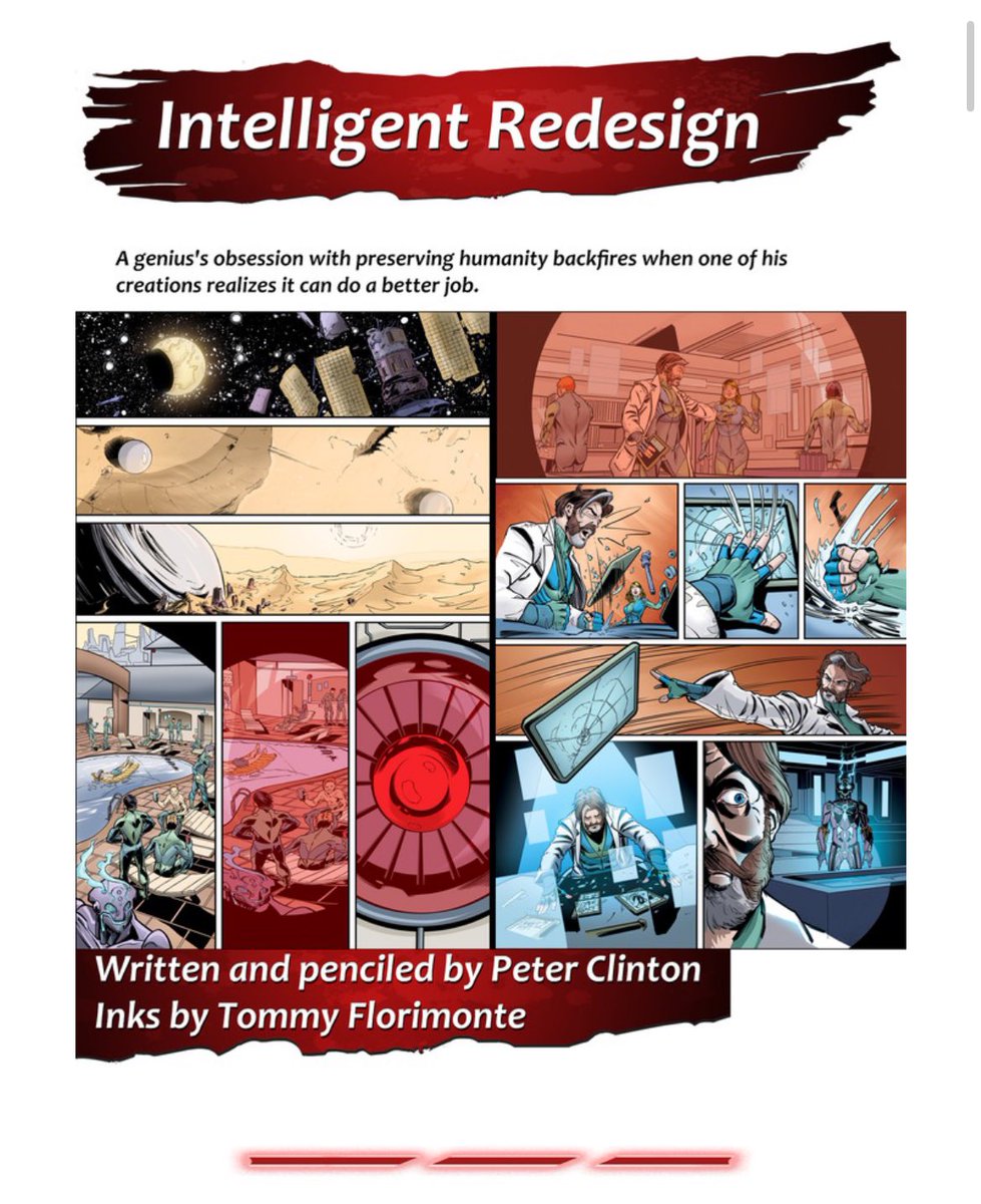 Grab, The End Anthology and get, Intelligent Redesign by myself and <a href="/TFlorimonte/">Thomas Florimonte, Jr.</a> as well as stories by <a href="/BenitezChapo/">Mariano Benitez Chapo</a> <a href="/nickcaponiart/">Nick Caponi</a> and many others. Just click the link. 

kickstarter.com/projects/theen…