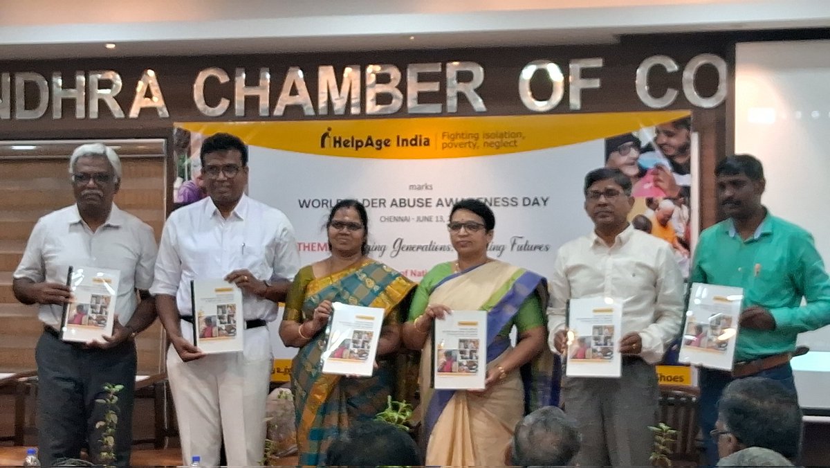 HelpAge India Celebrates World Elder Abuse Awareness Day 2025 | Theme: Bridging Generations, Building Futures. Also launched National Report of “Understanding Inter-Generational Dynamics and Perceptions on Ageing.
<a href="/Helpageindia/">HelpAge India</a>
<a href="/HelpAge/">HelpAge International</a>

Click:
chennaipressnews.blogspot.com/2025/06/helpag…