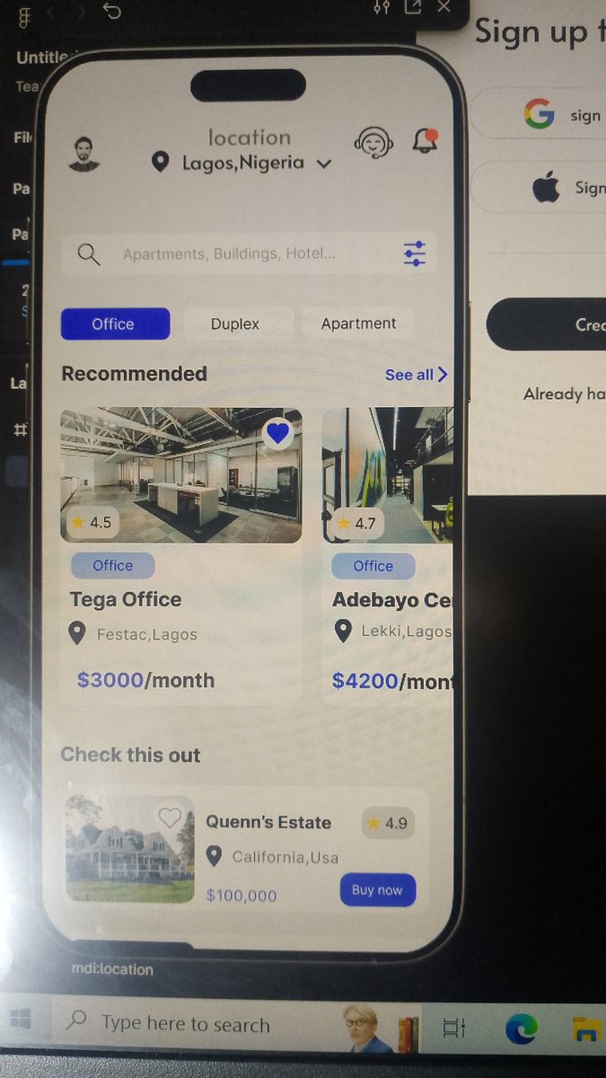 tegaDdeveloper's tweet image. I started design one week ago, now here I am. My first home page design. How's it, would love to know your thoughts and what I should improve in