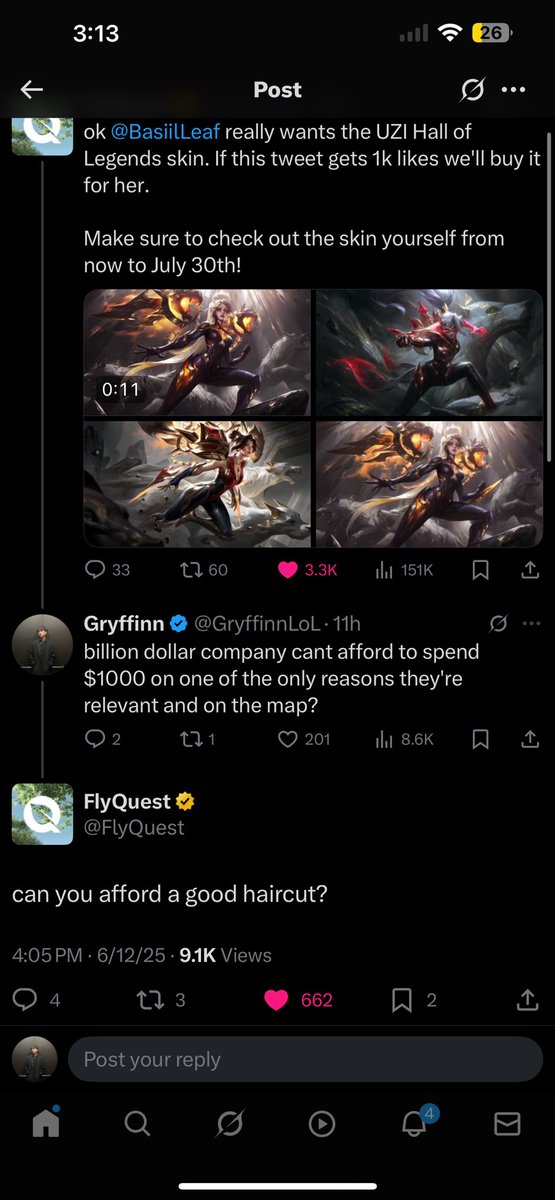 Is this really acceptable behavior from an LCS org?

<a href="/FlyQuest/">FlyQuest</a> Do Better.