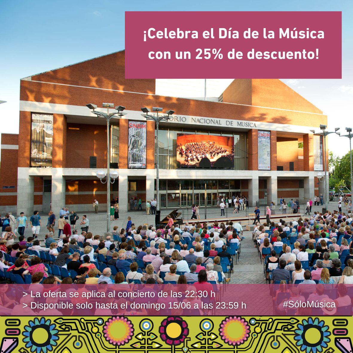 CNDM (@cndm_inaem) on Twitter photo #PromoINAEM 🎹 ¡Celebra el Día Europeo de la Música con #Beethoven!
⚡ 25% de descuento en el concierto de #SóloMúsica Beethoven ¡pianísimo! del 21/6 a las 22:30 h.
Solo 500 entradas
Disponible hasta el 15/6🕛
#DiadelaMúsica #DíaEuropeodelaMúsica 
➡️entradasinaem.es/espectaculo/24… #PromoINAEM 🎹 ¡Celebra el Día Europeo de la Música con #Beethoven!
⚡ 25% de descuento en el concierto de #SóloMúsica Beethoven ¡pianísimo! del 21/6 a las 22:30 h.
Solo 500 entradas
Disponible hasta el 15/6🕛
#DiadelaMúsica #DíaEuropeodelaMúsica 
➡️entradasinaem.es/espectaculo/24…