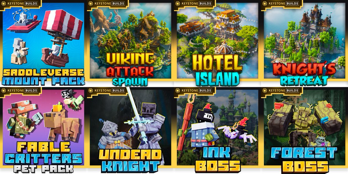 One day to go…

Until then, start the party early:
💥 50% OFF all premade builds (June 12–19)
Now live on BBB + McModels
linktr.ee/keystone_builds

#MinecraftSale #KeystoneTurns5