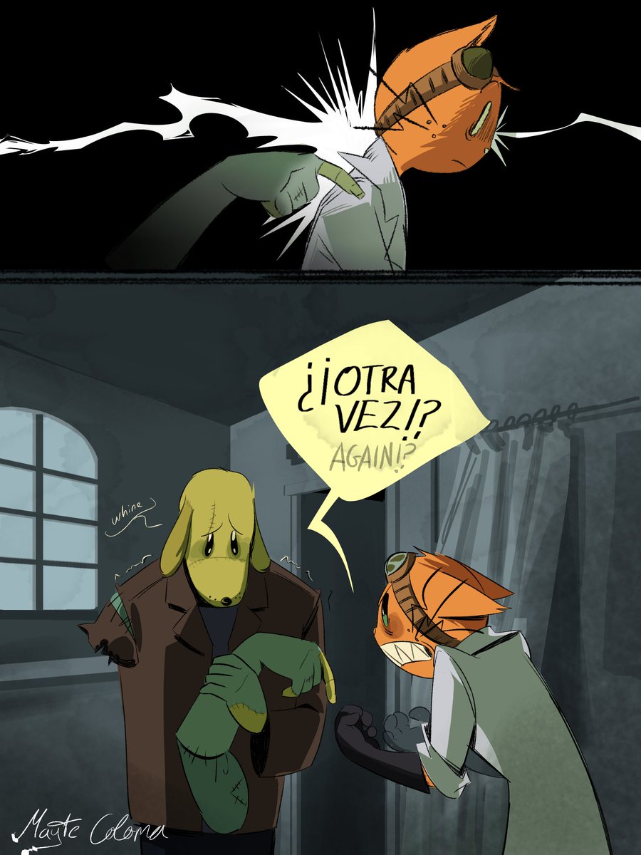 🔩AU FranKATStein🐱
XD
MANDEN SUGERENCIAS ❗
Quiero dibujarlos en situación random o tiernas, Lil'Petey si existe aquí. #dogman #peteythecat #dogmanaufrankenstein