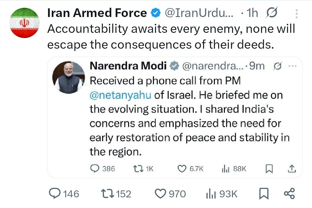पौने दो आँखवाला (@ponedo_aankh) on Twitter photo Warning ⚠️
This handle @iranurdunew is being operated by a MF🤬 Pakistani who's abusing Indians. Report him in impersonation to take down his account.
Cc: <a href="/DrNimoYadav/">Dr Nimo Yadav 2.0</a> Warning ⚠️
This handle @iranurdunew is being operated by a MF🤬 Pakistani who's abusing Indians. Report him in impersonation to take down his account.
Cc: <a href="/DrNimoYadav/">Dr Nimo Yadav 2.0</a>