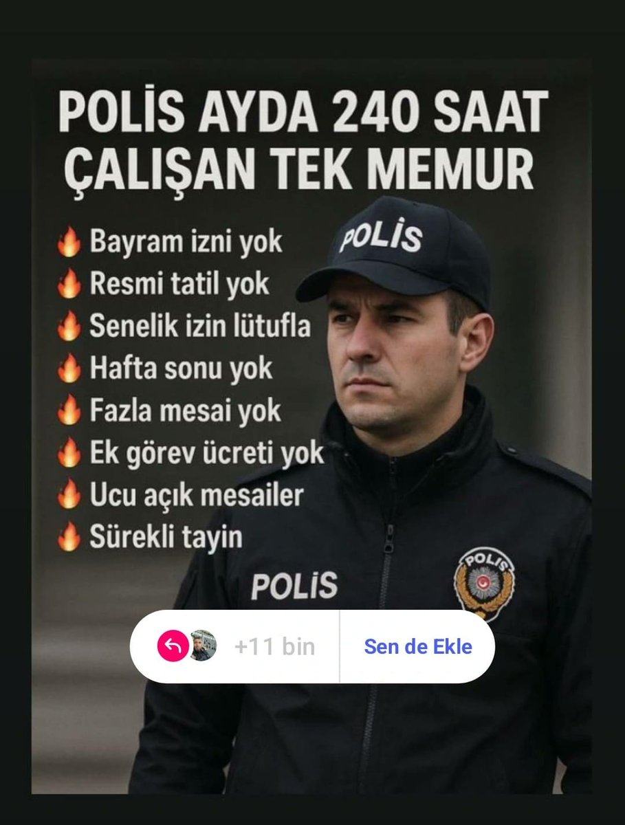 #EmniyetEşitlikİstiyor #EmniyetEşitlikİstiyor