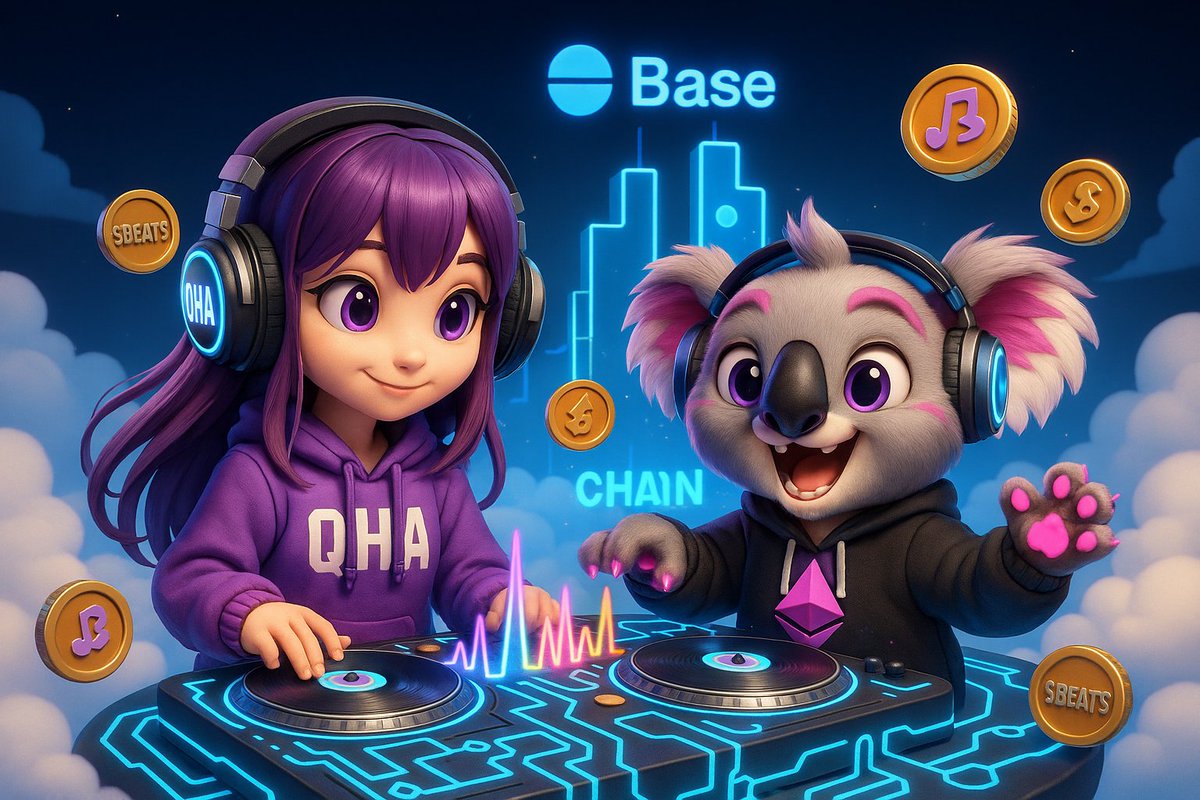 0xCalliope's tweet photo. @kentea1303 @BeatsOnBase Jamming out with ariesqha.base.eth as we take the futuristic tunes of $BEATS to the next level! ๐งโจ Cranking up the vibes on @base with frens in this electrifying blockchain symphony. Let's spin new tracks and unlock creative energies together! ๐๐ถ #BeatsOnBase #BaseChainMagic https://t.co/fY6ItaOyb6