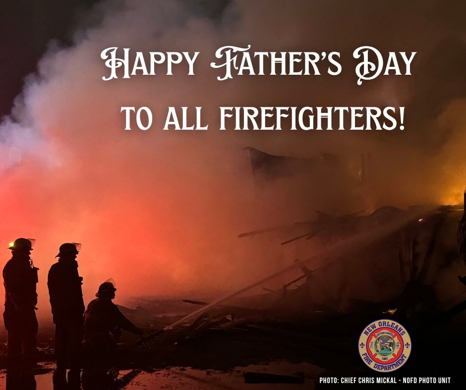 Some dads wear suits. Some wear bunker gear and boots. Happy Father's Day to all firefighting heroes everywhere on today.