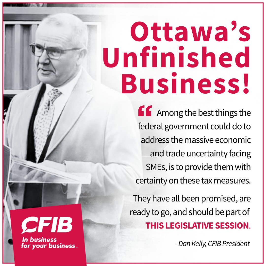 📢 Ottawa, it’s time to tie up the loose ends! Small business owners are still waiting for clarity on whether the $2.5B carbon tax rebate they received in December will be taxed, with many told to pay now and refile later. The $623M rebate for 2024/25 remains undelivered, and no